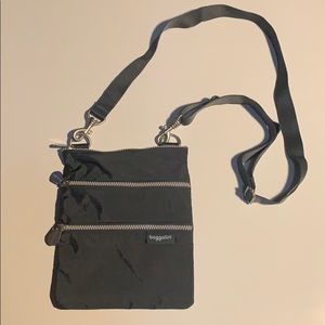 Baggallini Gray & Pink Cross Body